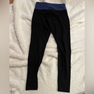 Victoria’s Secret Sport Small Black Blue Yoga Athletic Leggings Pants